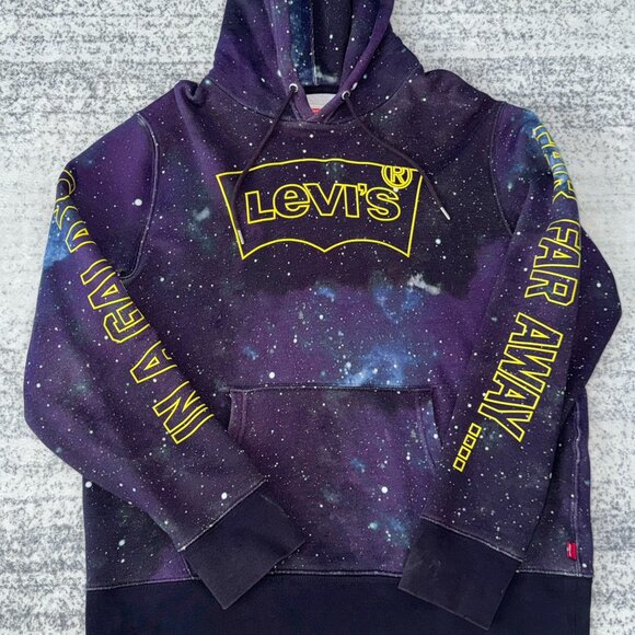 Levi's Other - Rare Levi’s x Star Wars Purple Hoodie – Limited Edition Pullover with Yellow Log